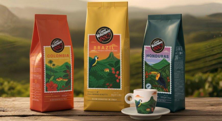 Caffè Vergnano Single Origin: trei cafele monorigine Arabica 100% din Brazilia, Columbia și Honduras